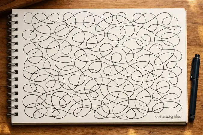 infinite loop pattern drawing cool drawing ideas doodle sketch
