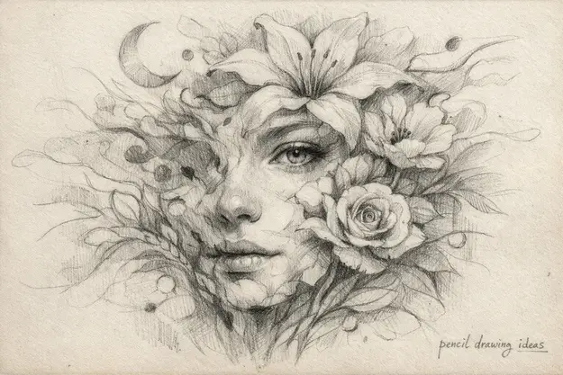 creative pencil drawing ideas abstract art