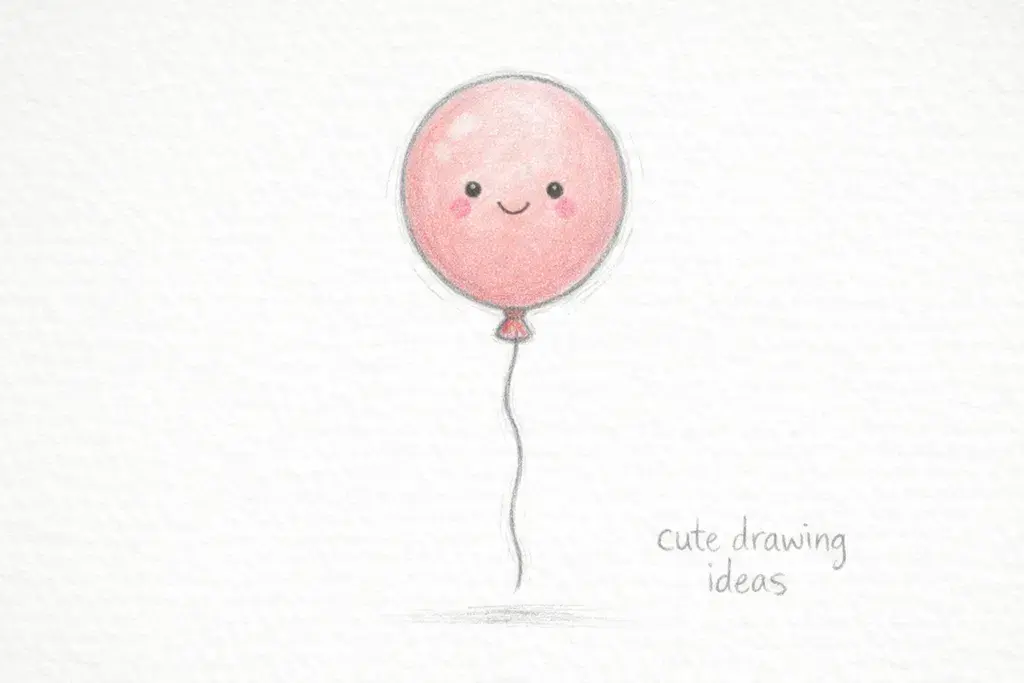 cute drawing ideas cute balloon easy doodle drawing