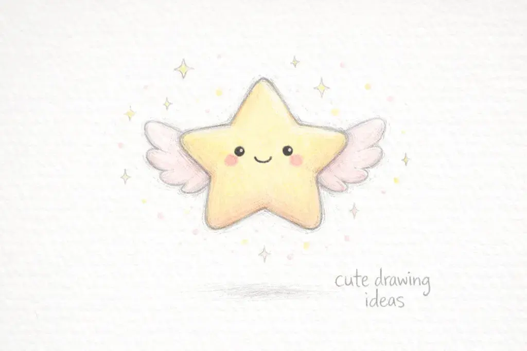 cute drawing ideas cute star fairy easy fantasy doodle drawing