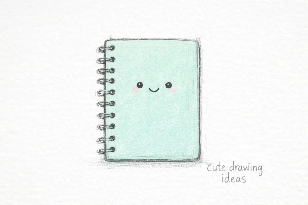 cute drawing ideas happy notebook beginner doodle drawing