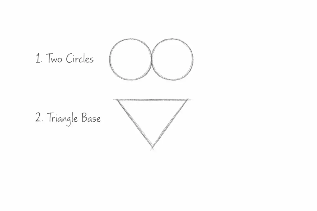 heart drawing formula two curves one point