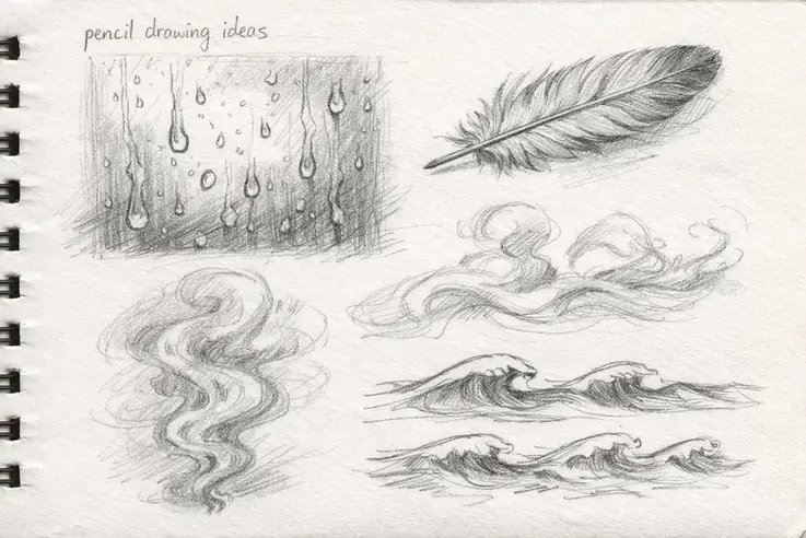 quick pencil drawing ideas when bored doodles