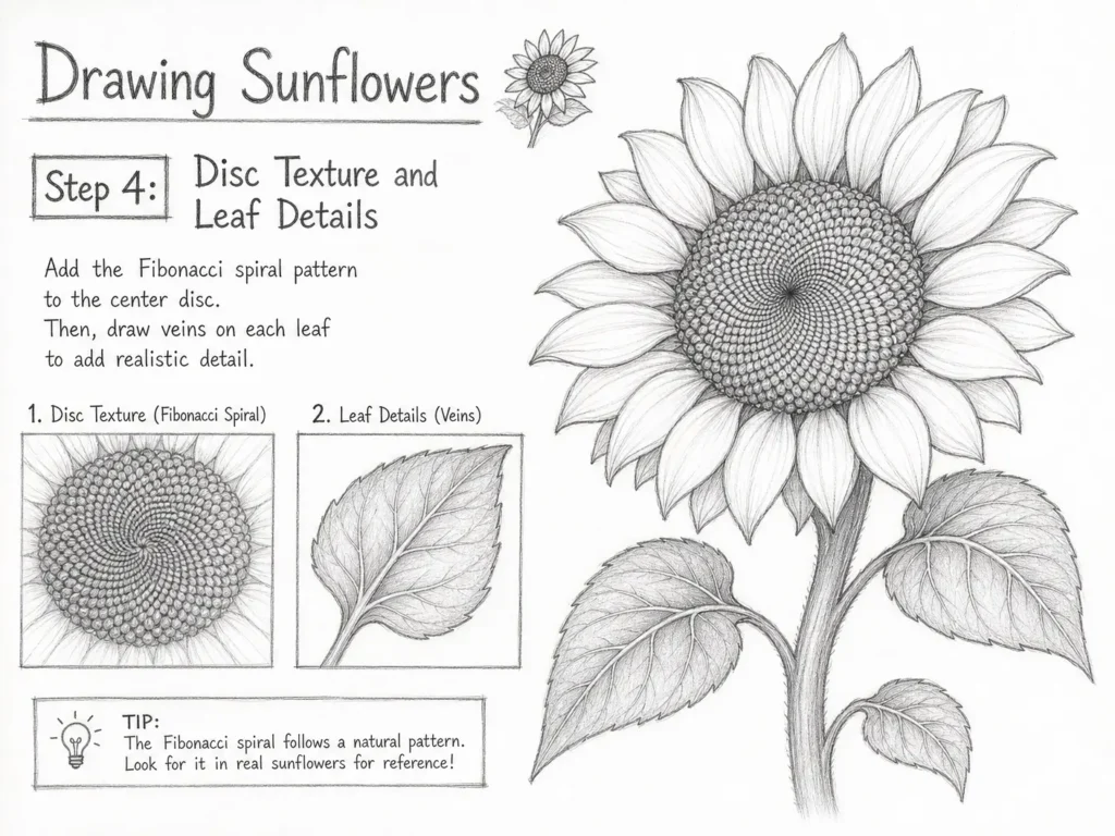 Drawing Sunflowers