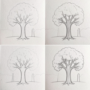 Tree Drawing Made Easy A Step-by-Step Guide for Every Skill Level