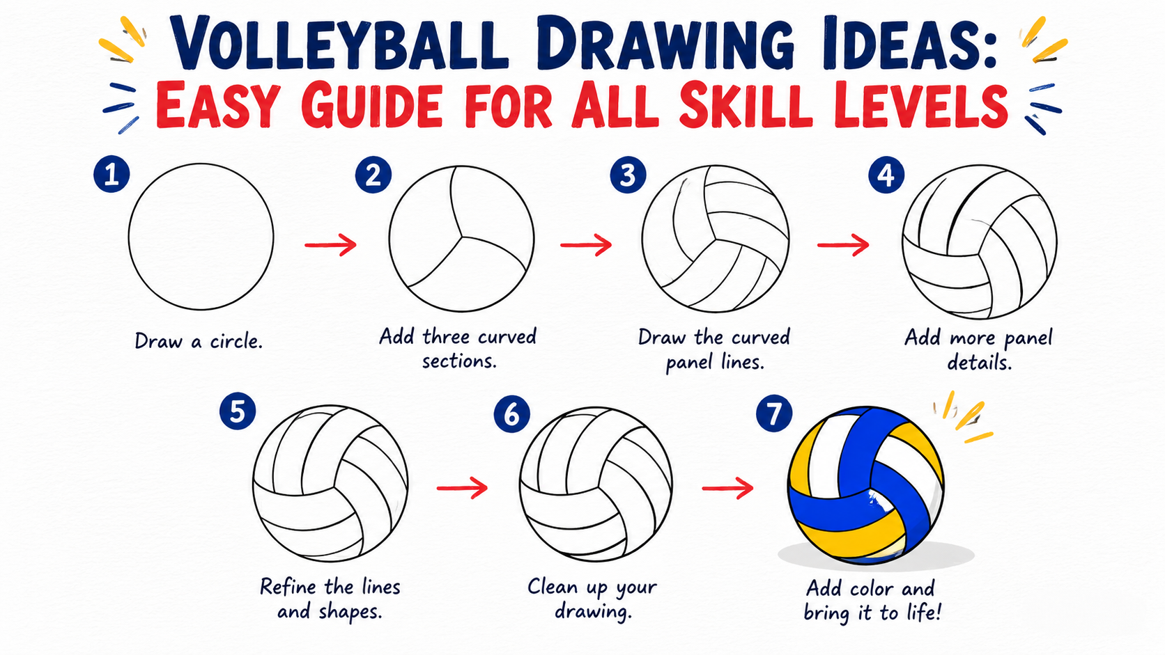 Volleyball Drawing Ideas Easy Guide for All Skill Levels