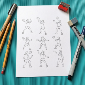 Volleyball Drawing Ideas Easy Guide for All Skill Levels